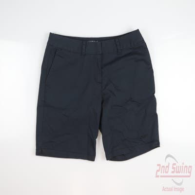 New Womens Nike Shorts 6 Navy Blue MSRP $85