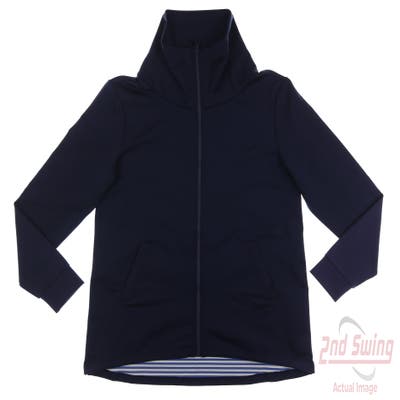 New Womens Ralph Lauren RLX Jacket Medium M Navy Blue MSRP $168