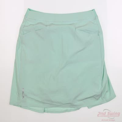 New Womens Ralph Lauren RLX Golf Skort Large L Green MSRP $138