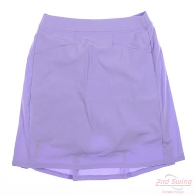 New Womens Ralph Lauren RLX Golf Skort Large L Purple MSRP $138