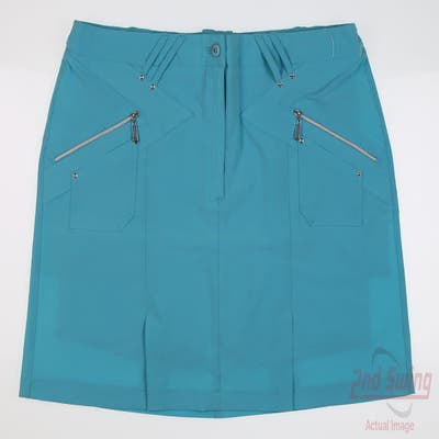 New Womens Jamie Sadock Golf Skort 14 Blue MSRP $110