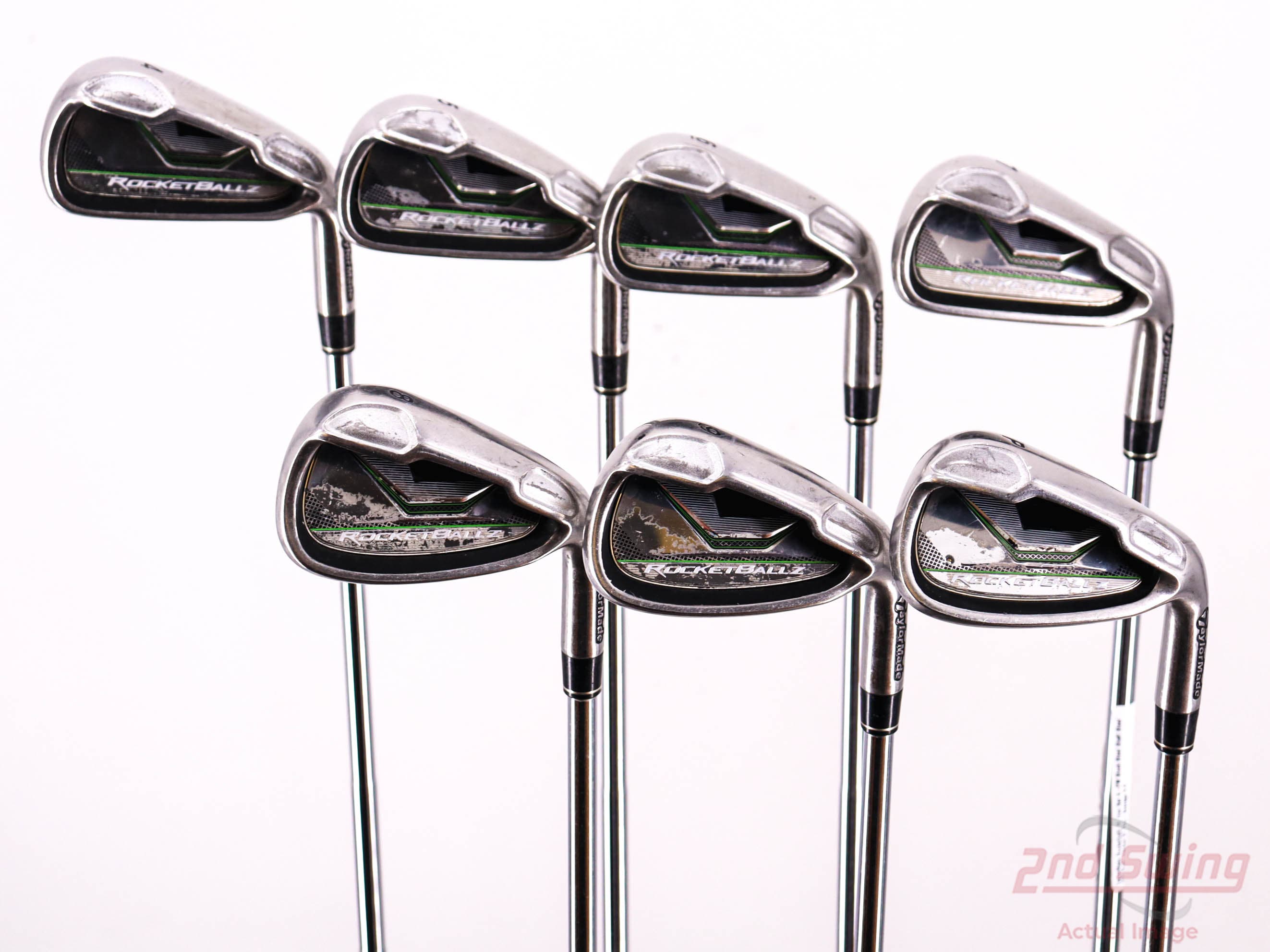 Taylormade Rbz Rocketballz golf clubs regular flex retailer 4 - pw Nice Set