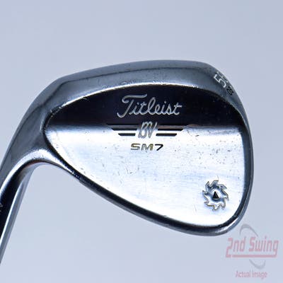 Titleist Vokey SM7 Tour Chrome Wedge Sand SW 56° 8 Deg Bounce M Grind SM7 BV Steel Wedge Flex Left Handed 35.75in