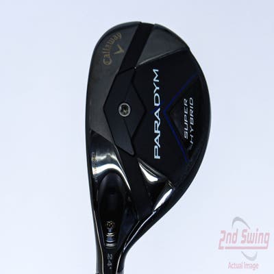 Mint Callaway Paradym Super Hybrid 4 Hybrid 24° UST Mamiya Recoil 75 Dart Graphite Regular Left Handed 40.0in