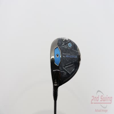 Mint Callaway Paradym Ai Smoke Max D Fairway Wood 3 Wood 3W 15° PX HZRDUS Silver Gen4 60 Graphite Regular Left Handed 43.0in