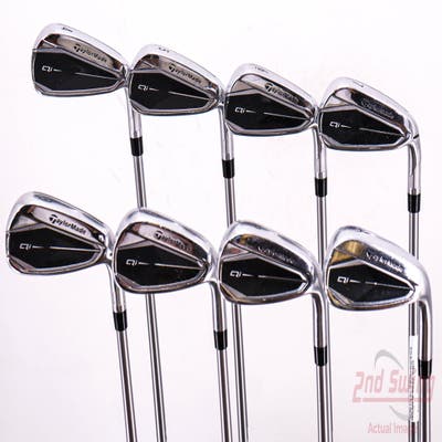 TaylorMade Qi Iron Set 4-PW AW Fujikura Speeder NX TCS 50 Graphite Regular Right Handed 38.5in