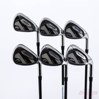 Callaway Mavrik Max Womens Iron Set 6-PW AW UST Mamiya Helium Black 4 Graphite Ladies Right Handed 37.0in