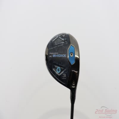 Mint Callaway Paradym Ai Smoke Max Fairway Wood 3 Wood 3W 15° Mitsubishi Tensei AV Blue 65 Graphite Regular Right Handed 43.25in