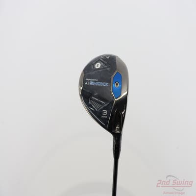 Mint Callaway Paradym Ai Smoke Max Fairway Wood 3 Wood 3W 15° PX HZRDUS Smoke Black RDX 70 Graphite Stiff Right Handed 43.5in