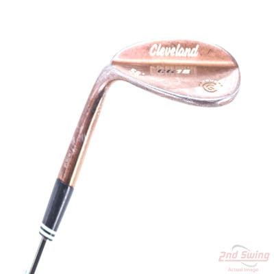 Cleveland CG15 Black Pearl Wedge Lob LW 58° Cleveland Traction Wedge Steel Wedge Flex Left Handed 35.5in