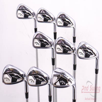 Callaway Apex 19 Iron Set 3-PW AW FST KBS Tour C-Taper Lite 110 Steel Stiff Right Handed 38.25in