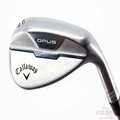 Callaway Opus Brushed Chrome Wedge Gap GW 50° 10 Deg Bounce S Grind Dynamic Gold Mid 115 Wedge Steel Wedge Flex Right Handed 35.5in