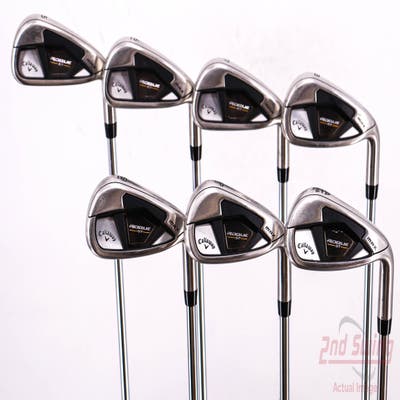 Callaway Rogue ST Max Iron Set 5-PW AW True Temper XP 95 Black R300 Steel Regular Right Handed 38.5in