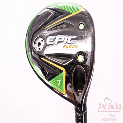 Callaway EPIC Flash Fairway Wood 7 Wood 7W 21° Project X EvenFlow Green 55 Graphite Senior Right Handed 42.0in