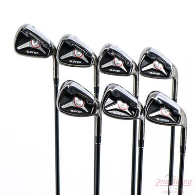 TaylorMade 2009 Burner Iron Set 4-PW TM Reax Superfast 65 Graphite Regular Right Handed 38.5in