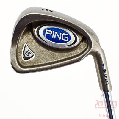 Ping i5 Single Iron 4 Iron Ping CFS with Cushin Insert Steel Regular Right Handed Blue Dot 38.75in