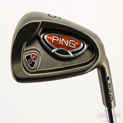 Ping i10 Single Iron 5 Iron Ping CFS with Cushin Insert Steel Regular Right Handed Blue Dot 38.25in