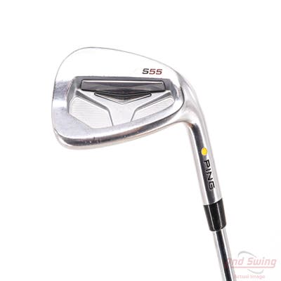 Ping S55 Single Iron Pitching Wedge PW Ping CFS Steel Stiff Right Handed Yellow Dot 36.75in