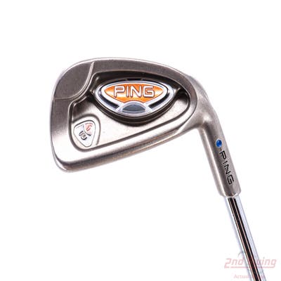 Ping i10 Single Iron 6 Iron Ping CFS with Cushin Insert Steel Regular Right Handed Blue Dot 37.75in