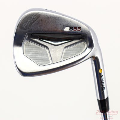 Ping S55 Single Iron 8 Iron Ping CFS Steel Stiff Right Handed Yellow Dot 36.5in