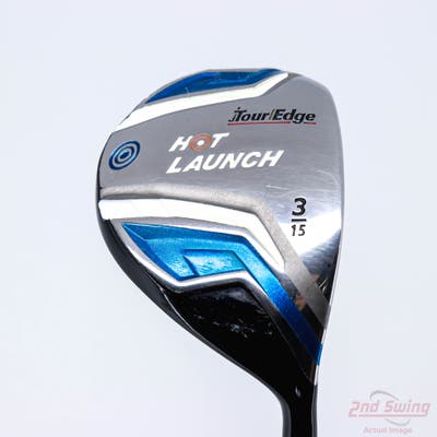 Tour Edge Hot Launch Fairway Wood 3 Wood 3W 15° Stock Graphite Shaft Graphite Uniflex Right Handed 44.5in