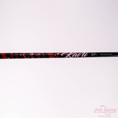 Used W/ TaylorMade RH Adapter Mitsubishi Rayon Kai'li Red 60g Driver Shaft X-Stiff 44.5in