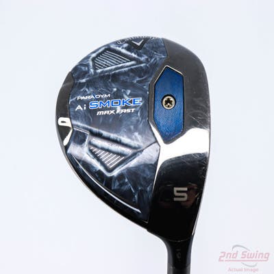 Callaway Paradym Ai Smoke Max Fast Fairway Wood 5 Wood 5W 19° Mitsubishi Eldio Blue/White 40 Graphite Ladies Right Handed 41.5in