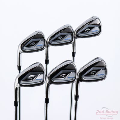 Callaway Paradym Ai Smoke HL Iron Set 6-PW AW True Temper Elevate MPH 85 Steel Regular Left Handed 38.25in