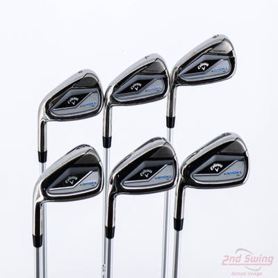 Callaway Paradym Ai Smoke HL Iron Set 6-PW AW Mitsubishi Eldio 40 Graphite Ladies Left Handed 37.0in