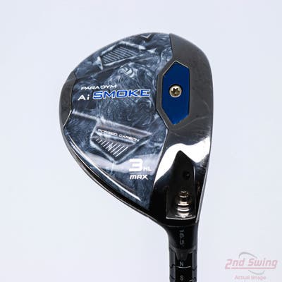 Callaway Paradym Ai Smoke Max Fairway Wood 3 Wood HL 16.5° Project X Cypher 2.0 50 Graphite Regular Right Handed 43.5in