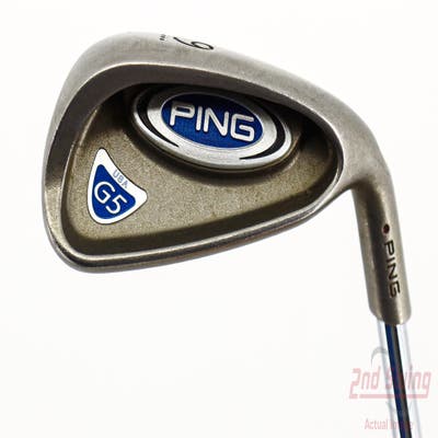 Ping G5 Single Iron 9 Iron Stock Steel Shaft Steel Stiff Right Handed Brown Dot 39.0in