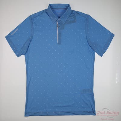 New Mens Galvin Green Polo XX-Large XXL Blue MSRP $99