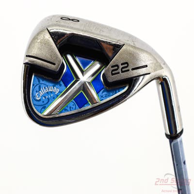 Callaway X-22 Single Iron 8 Iron Callaway x-22 Graphite Iron Graphite Ladies Right Handed 34.5in