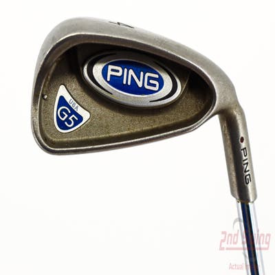 Ping G5 Single Iron 4 Iron Stock Steel Shaft Steel Stiff Right Handed Brown Dot 41.25in