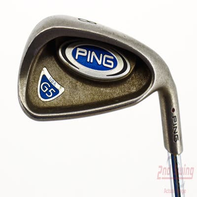 Ping G5 Single Iron 8 Iron Stock Steel Shaft Steel Stiff Right Handed Brown Dot 39.25in