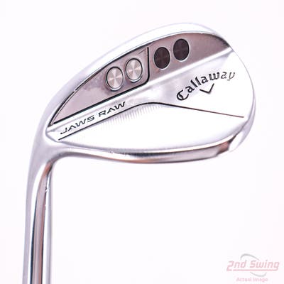 Callaway Jaws Raw Full Toe Chrome Wedge Lob LW 60° 10 Deg Bounce J Grind Dynamic Gold Spinner TI 115 Steel Wedge Flex Left Handed 35.25in