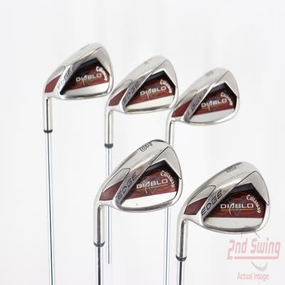 Callaway Diablo Edge Iron Set 6-PW Stock Steel Uniflex Left Handed 37.5in