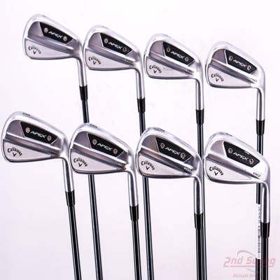 Callaway Apex Pro 24 Iron Set 4-PW AW UST Mamiya Recoil Dart 90 F4 Graphite Stiff Right Handed 38.0in