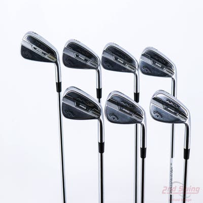 Callaway Apex Pro 21 Iron Set 4-PW FST KBS Tour $-Taper Steel Soft Regular Right Handed 38.0in