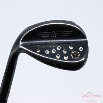 Titleist Vokey SM9 Jet Black Wedge Lob LW 58° 12 Deg Bounce D Grind Project X LZ Black 6.0 Steel Stiff Left Handed 35.25in