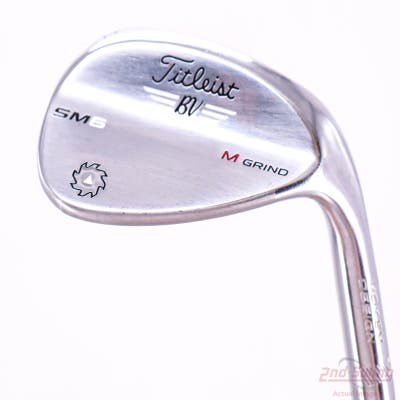 Titleist Vokey SM6 Tour Chrome Wedge Sand SW 54° 8 Deg Bounce M Grind SM6 BV Steel Wedge Flex Right Handed 35.25in