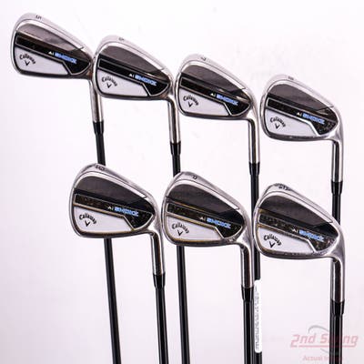 Callaway Paradym Ai Smoke Iron Set 5-PW AW Project X Cypher 2.0 60 Graphite Regular Right Handed +1/4"