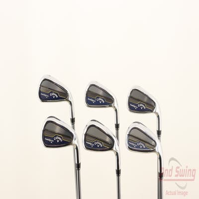 Callaway Paradym X Iron Set 6-PW AW PX HZRDUS Silver Gen4 65 Graphite Regular Right Handed 38.0in