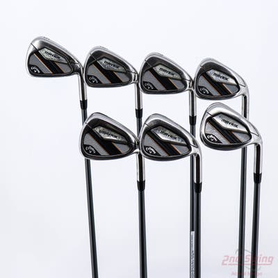 Callaway Mavrik Iron Set 5-PW AW Project X Catalyst 55 Graphite Regular Right Handed 38.0in