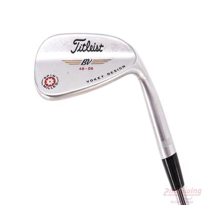 Titleist 2009 Vokey Spin Milled Chrome Wedge Pitching Wedge PW 48° 6 Deg Bounce Titleist Vokey BV Steel Wedge Flex Right Handed 35.5in