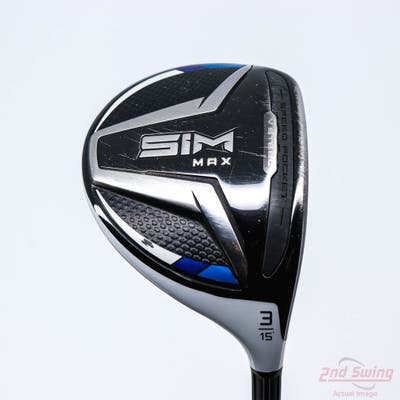 TaylorMade SIM MAX Fairway Wood 3 Wood 3W 15° Fujikura Ventus Blue 6 Graphite Stiff Right Handed 43.5in