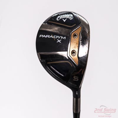 Callaway Paradym X Fairway Wood 5 Wood 5W 18° PX HZRDUS Silver Gen4 60 Graphite Regular Right Handed 43.0in