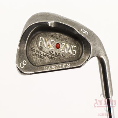 Ping Zing Single Iron 8 Iron Ping KT-M Steel Stiff Right Handed Red dot 36.5in