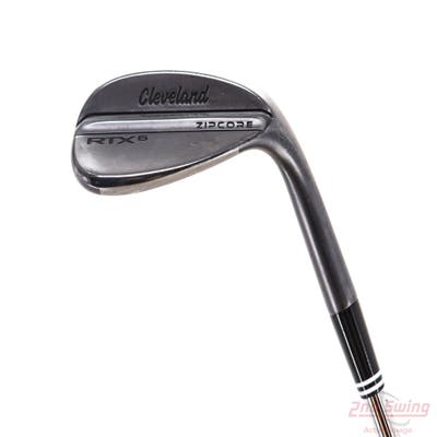 Cleveland RTX 6 ZipCore Black Satin Wedge Sand SW 56° 10 Deg Bounce Mid Dynamic Gold Spinner TI Steel Wedge Flex Right Handed 35.25in