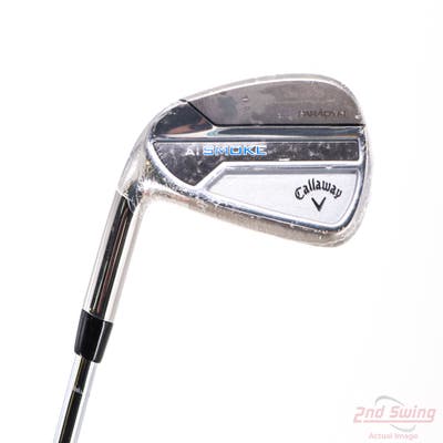 Mint Callaway Paradym Ai Smoke Single Iron 7 Iron True Temper Elevate MPH 95 Steel Stiff Left Handed 37.25in